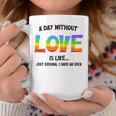Celebrating Love Lgbtq ゲイプライドグッズ レズビアンレインボー コーヒーマグ 面白い贈り物