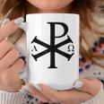 Chi Rho クリスチャン ゴッド アルファ オメガ イエスキリスト キリスト教 コーヒーマグ 面白い贈り物