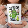 Crushed It You Big Dill Pickle Tennis コーヒーマグ 面白い贈り物