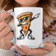 Dabbing Pizza スライス ダンス ピザ 幼児 男の子 ダンス 食通 コーヒーマグ 面白い贈り物