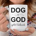 Dog Is Godpelled Backwards-面白い犬の言葉 コーヒーマグ 面白い贈り物