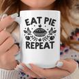 Eat Pie Repeat 面白い感謝祭のユーモア コーヒーマグ 面白い贈り物