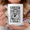 Estoicismo Filosofía Divertida Marco Aureliointage Anuncio Estoico Taza de café Regalos divertidos