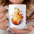 Fire Element Flameのグラフィックアート。あらゆる年齢の方に。 コーヒーマグ 面白い贈り物