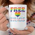 Gay Pride Month Free Mom Hugs Lgbtq Ally Trans Women Coffee Mug Unique Gifts