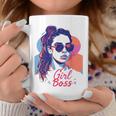 Girl Boss ポップアート セルフエンパワーメント レトロ 1950年代 コーヒーマグ 面白い贈り物