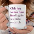 Girls Just Wanna Have Funding X Forcience Research コーヒーマグ 面白い贈り物