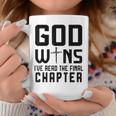 God Wins I 'Ve Read The Final Chapter Christian Faithin God コーヒーマグ 面白い贈り物