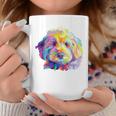 Goldendoodle ギフト ラブラドゥードル Cockapoo Mom カラフル ポップアート コーヒーマグ 面白い贈り物