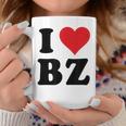 I Heart Bz イニシャル I Love BZ 姓 B Z コーヒーマグ 面白い贈り物