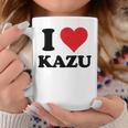 I Heart Kazu 名 I Love パーソナライズ コーヒーマグ 面白い贈り物