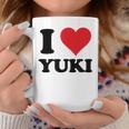 I Heart Yukiファーストネーム I Love パーソナライズ コーヒーマグ 面白い贈り物