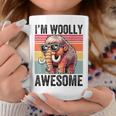I'm Woolly Awesome 面白い レトロ メンズ レディース キッズ ウーリーマンモス コーヒーマグ 面白い贈り物