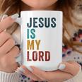 Jesus Is My Lord – Christian Faithintage Graphic コーヒーマグ 面白い贈り物