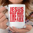 Jesus Is The Way Truth Life クリスチャン 男性 女性 クリスチャン コーヒーマグ 面白い贈り物