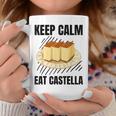 Keep Calm Eat Castella ヴィンテージ グランジ カステラ ケーキ好き コーヒーマグ 面白い贈り物