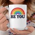 Lgbtq Be You Pocket Gay Pride Lgbt Ally Rainbow Flagintage コーヒーマグ 面白い贈り物
