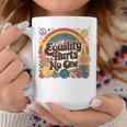 Lgbtqの平等は誰もプライドを傷つけない 人権 レインボープライド コーヒーマグ 面白い贈り物