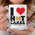 I Love Heart ホットケーキ パンケーキ Flapjacks Can Not Lie Foodie コーヒーマグ 面白い贈り物