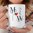 M&W カップル イニシャル 結婚式 記念日 新築祝い コーヒーマグ 面白い贈り物