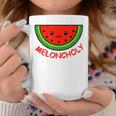 Meloncholy 面白い スイカ しゃれ フルーツ好き。 コーヒーマグ 面白い贈り物