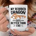 My Bearded Dragon Eats Better Than I Do トカゲ爬虫類 コーヒーマグ 面白い贈り物