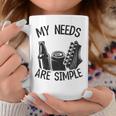 My Needs Areimple Guitars ビール愛好家 ギタリストギター コーヒーマグ 面白い贈り物