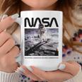 Nasaアポロ11号の月面宇宙飛行士の有名なワームロゴ コーヒーマグ 面白い贈り物