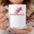 No Balance Girl スポーツとユーモアのための面白いパロディデザイン コーヒーマグ 面白い贈り物