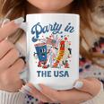 Party In The Usa Hot Dog Lover Usa 4Th Of July Coffee Mug Unique Gifts