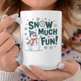 Snow Much Fun 冬 雪だるま おもしろい クリスマス キッズ レディース メンズ コーヒーマグ 面白い贈り物