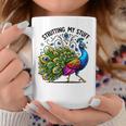 Strutting Mytuff カラフル 孔雀好き コーヒーマグ 面白い贈り物