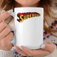 Super Daduperdad uperhero Dad コーヒーマグ 面白い贈り物