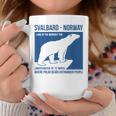 Svalbard ノルウェー ポーラーベア ロングイヤービーン スピッツベルゲン オーロラ コーヒーマグ 面白い贈り物