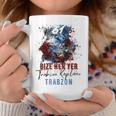 Trabzon 61 Bize Her Yer Trabzon ホワイトエディション コーヒーマグ 面白い贈り物