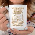 Truck Drivers Fun Truckers トラッキング スカル バックサイド 長袖tシャツ コーヒーマグ 面白い贈り物