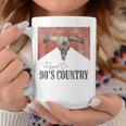 Vintage Western Bull Skull Raised On 90'S Country Music Coffee Mug Personalized Gifts