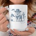 Vintage Western Pomeranian Cowboy Dog Wild West Ufo Coffee Mug Personalized Gifts