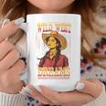 Wild West Dreams Country Western Cowgirl Rodeo グラフィック コーヒーマグ 面白い贈り物