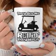 Theyee Me Rollin' They Hatin' & Golf Cart コーヒーマグ 面白い贈り物
