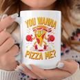 You Wanna Pizza Me 面白い ファイター ピザ愛好家 ファーストフード しゃれ 長袖tシャツ コーヒーマグ 面白い贈り物