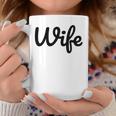 【Wife】妻 嫁 奥さん シンプル おしゃれ 英語 英文字 夫婦お揃い 結婚祝い カップル ペアルック おもしろ ペア コーヒーマグ 面白い贈り物