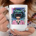 かわいいアニメの女の子 長袖tシャツ コーヒーマグ 面白い贈り物