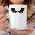 かわいいハロウィンブラックコウモリの羽 コーヒーマグ 面白い贈り物