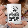 ごめんなさい、チャウチャウには家に私が必要です、チャウチャウのお父さん コーヒーマグ 面白い贈り物