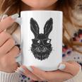 ひげバニーフェイス サングラス付き イースターデー 2024 男性 男の子 子供 コーヒーマグ 面白い贈り物