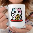 びーえするるる【Bsテレ東公式】まねきねこイラストtシャツ（10色） コーヒーマグ 面白い贈り物
