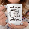 もっとコーヒーが必要だよ、可愛い猫ちゃん コーヒーマグ 面白い贈り物