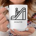 エスカレーター コーヒーマグ 面白い贈り物