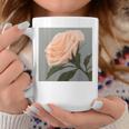 オリジナル現代アート「ピーチローズ」 コーヒーマグ 面白い贈り物